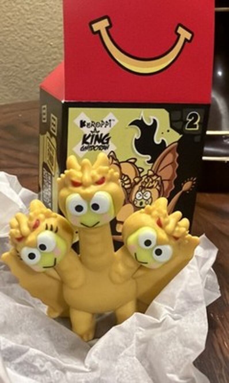 McDonald's Hello Kitty x Godzilla Keroppi King Ghidorah Toy #2 2026